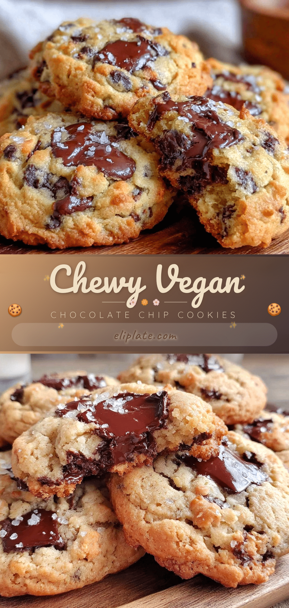 chewy vegan chocolate chip cookies recipe