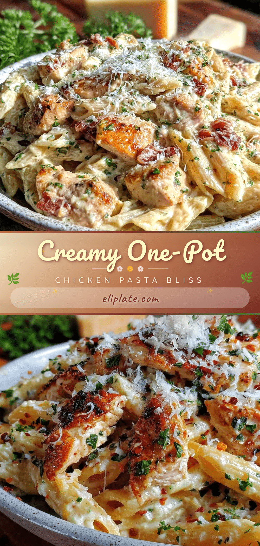creamy one-pot chicken pasta recipe