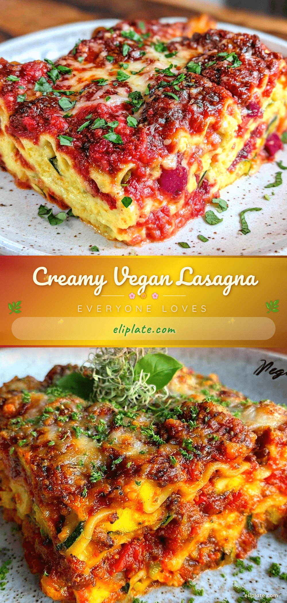creamy vegan lasagna recipe