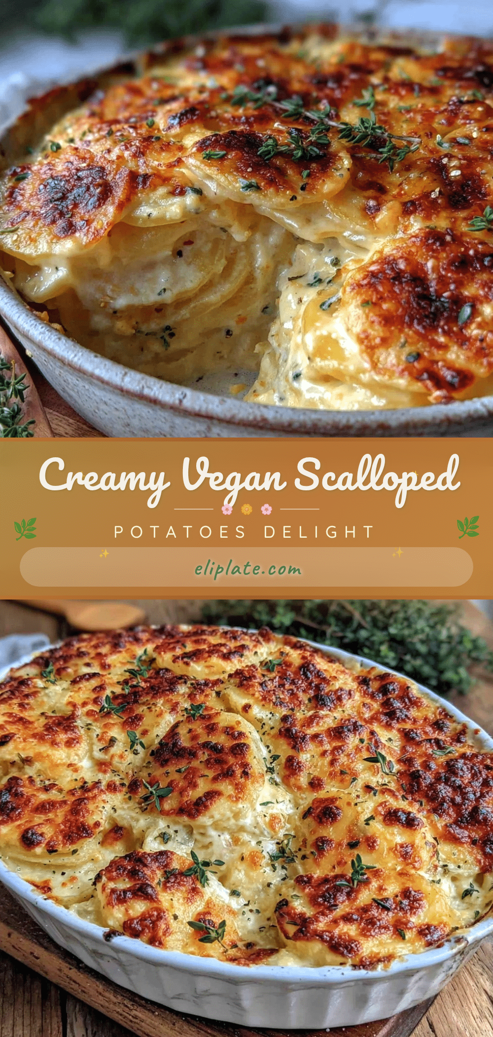 creamy vegan scalloped potatoes recipe