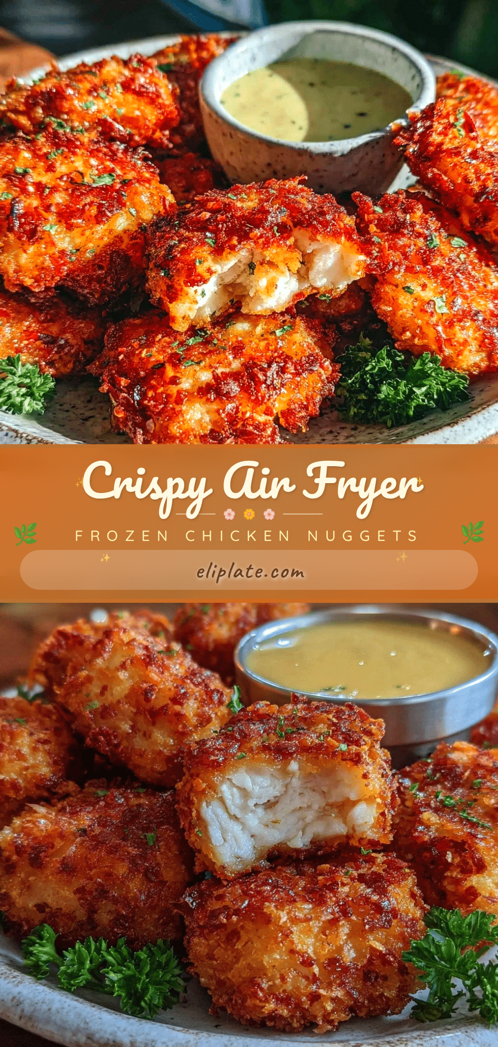crispy air fryer chicken nuggets from frozen recipe