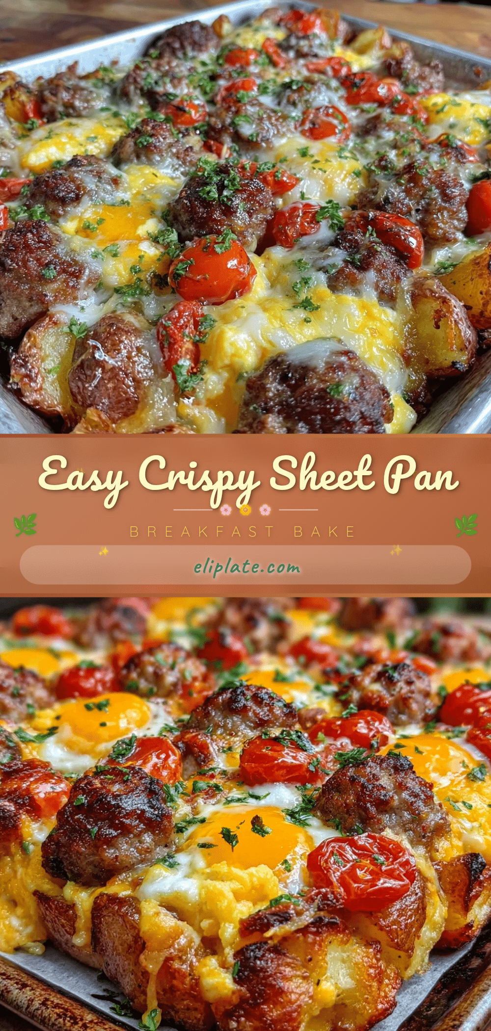 crispy sheet pan breakfast bake recipe