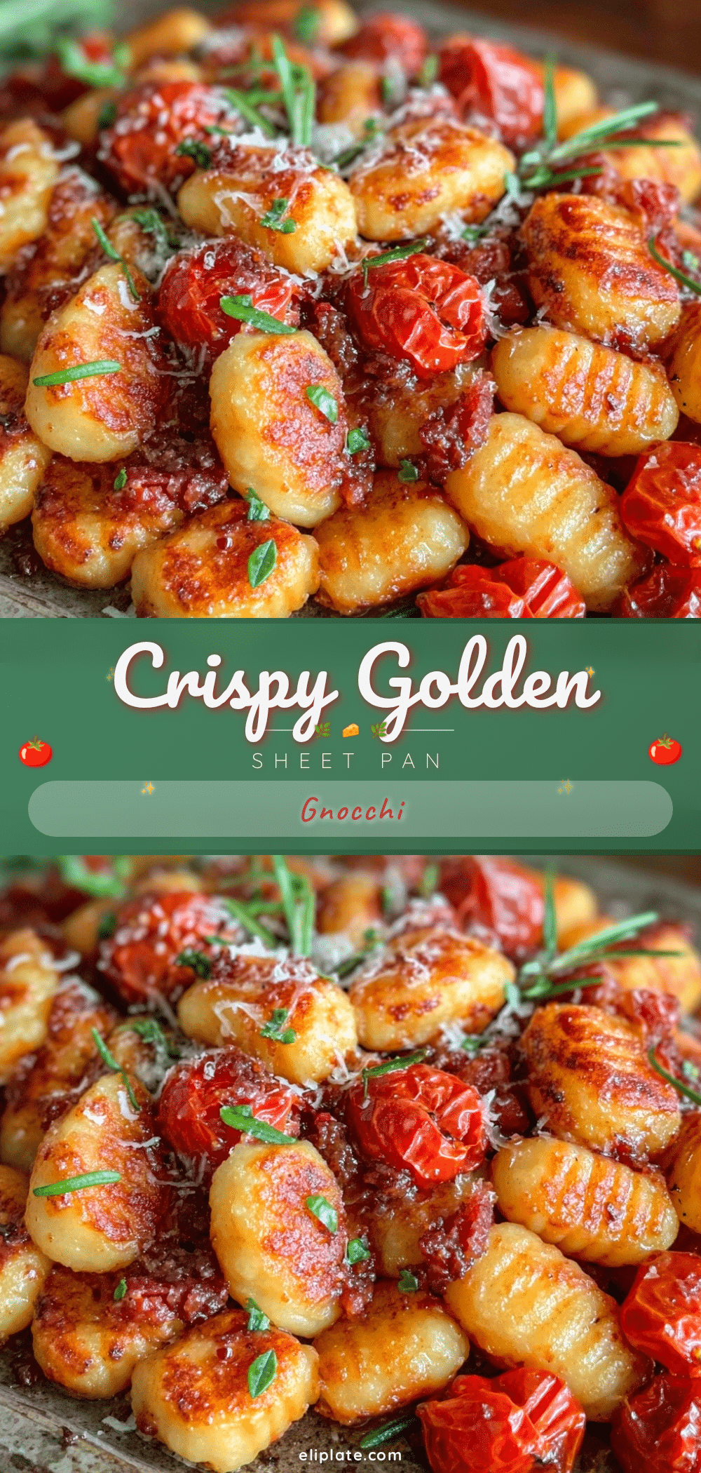 crispy sheet pan gnocchi recipe