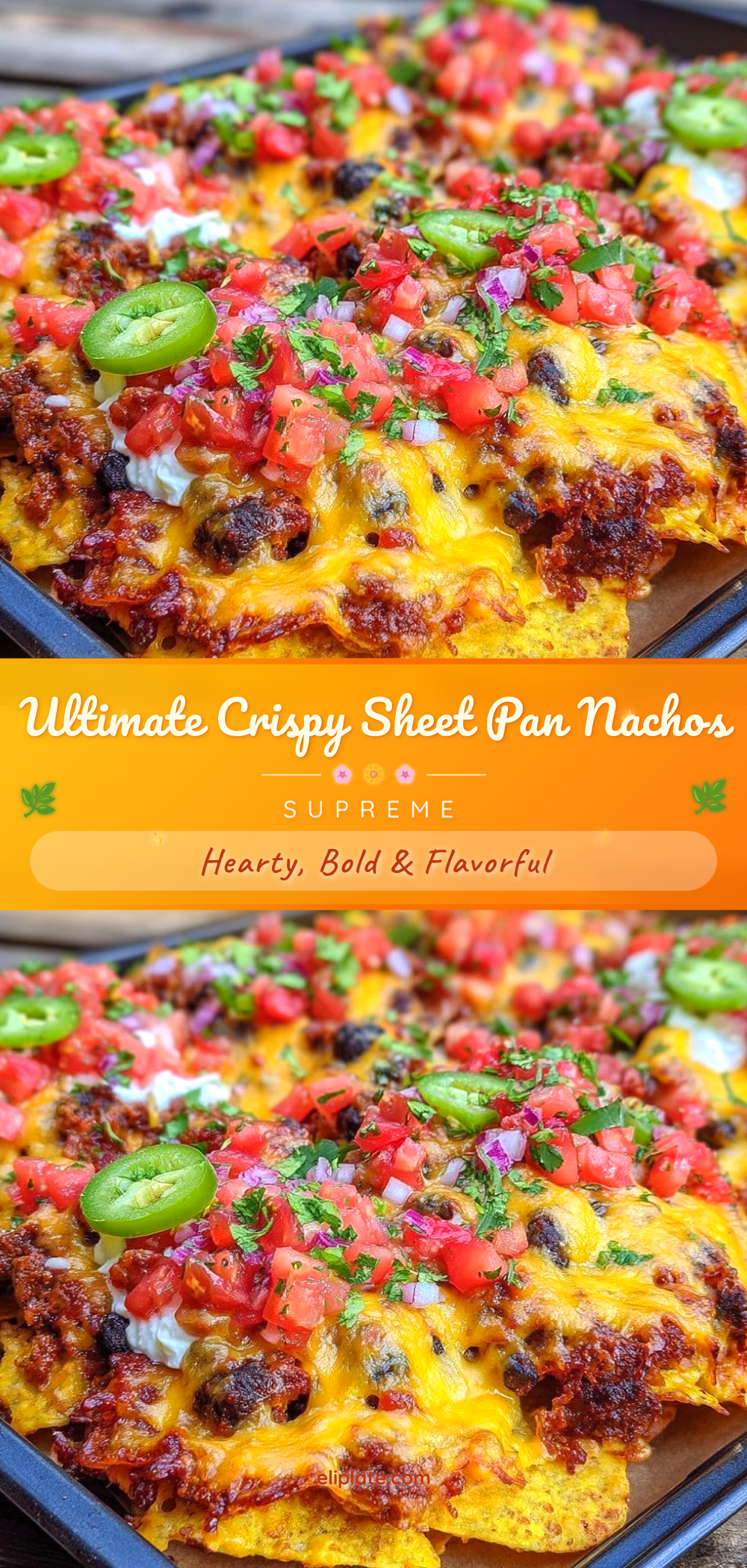 crispy sheet pan nachos supreme recipe