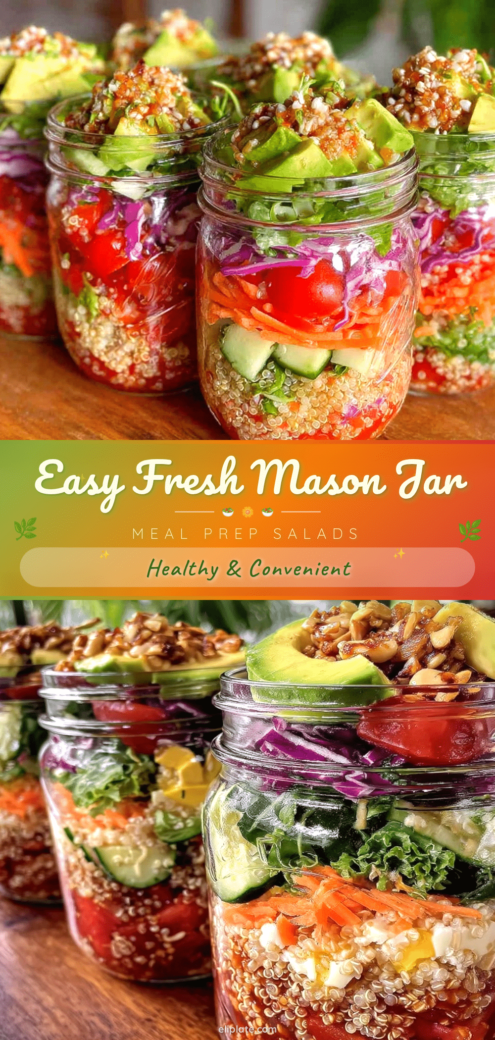 fresh mason jar salads recipe
