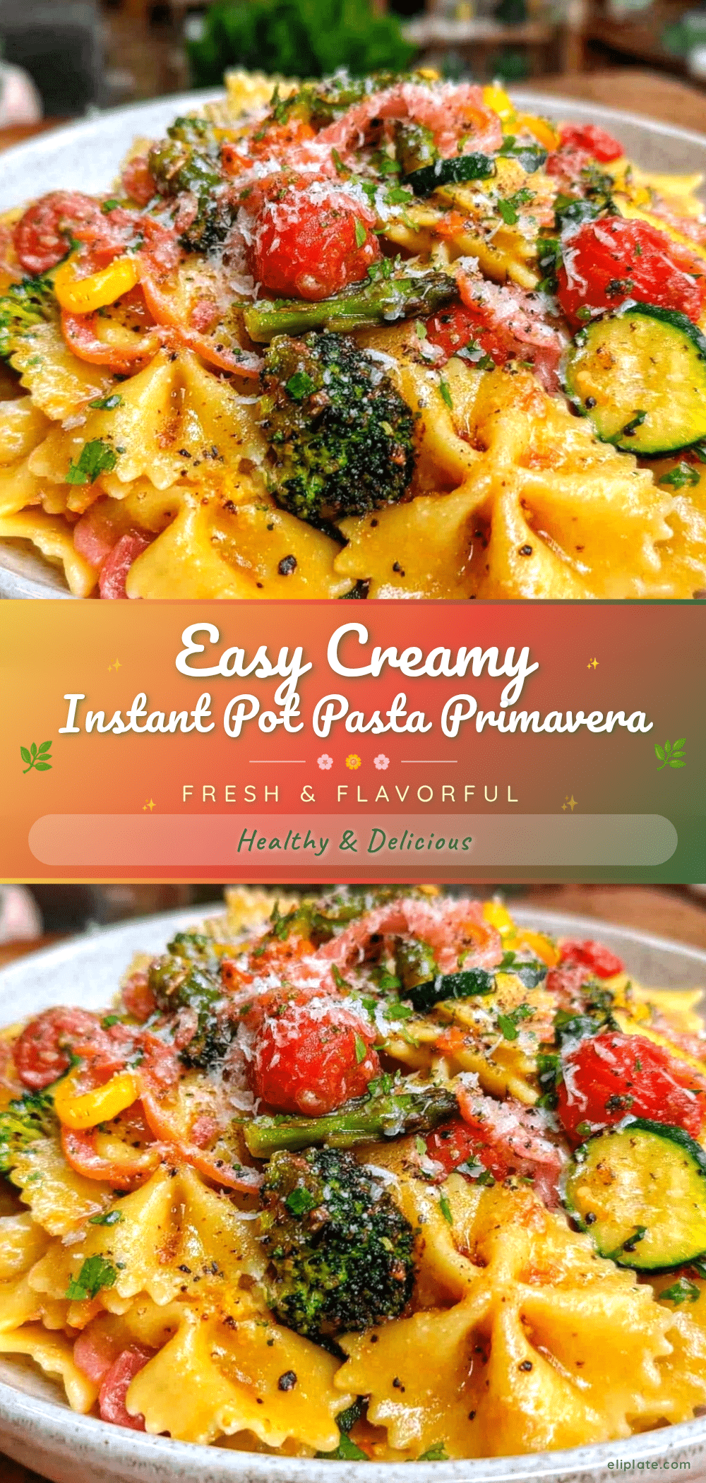 instant pot pasta primavera recipe