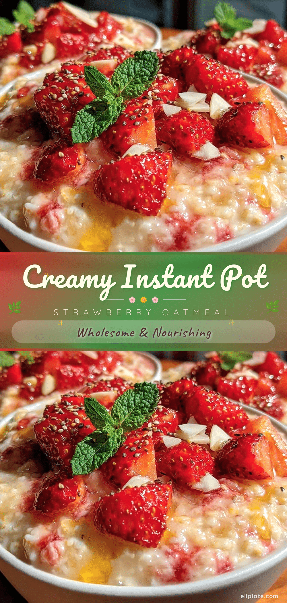 Instant Pot strawberry oatmeal recipe