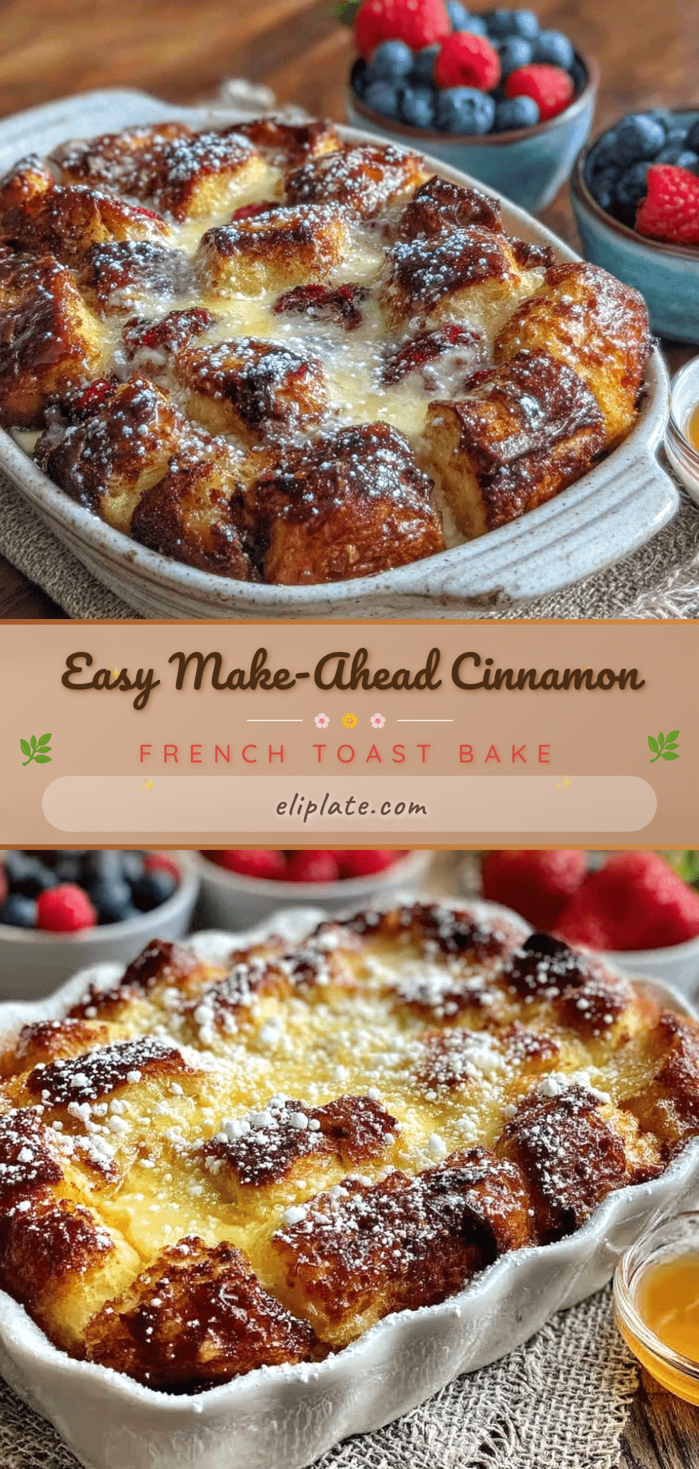 make-ahead French toast bake recipe