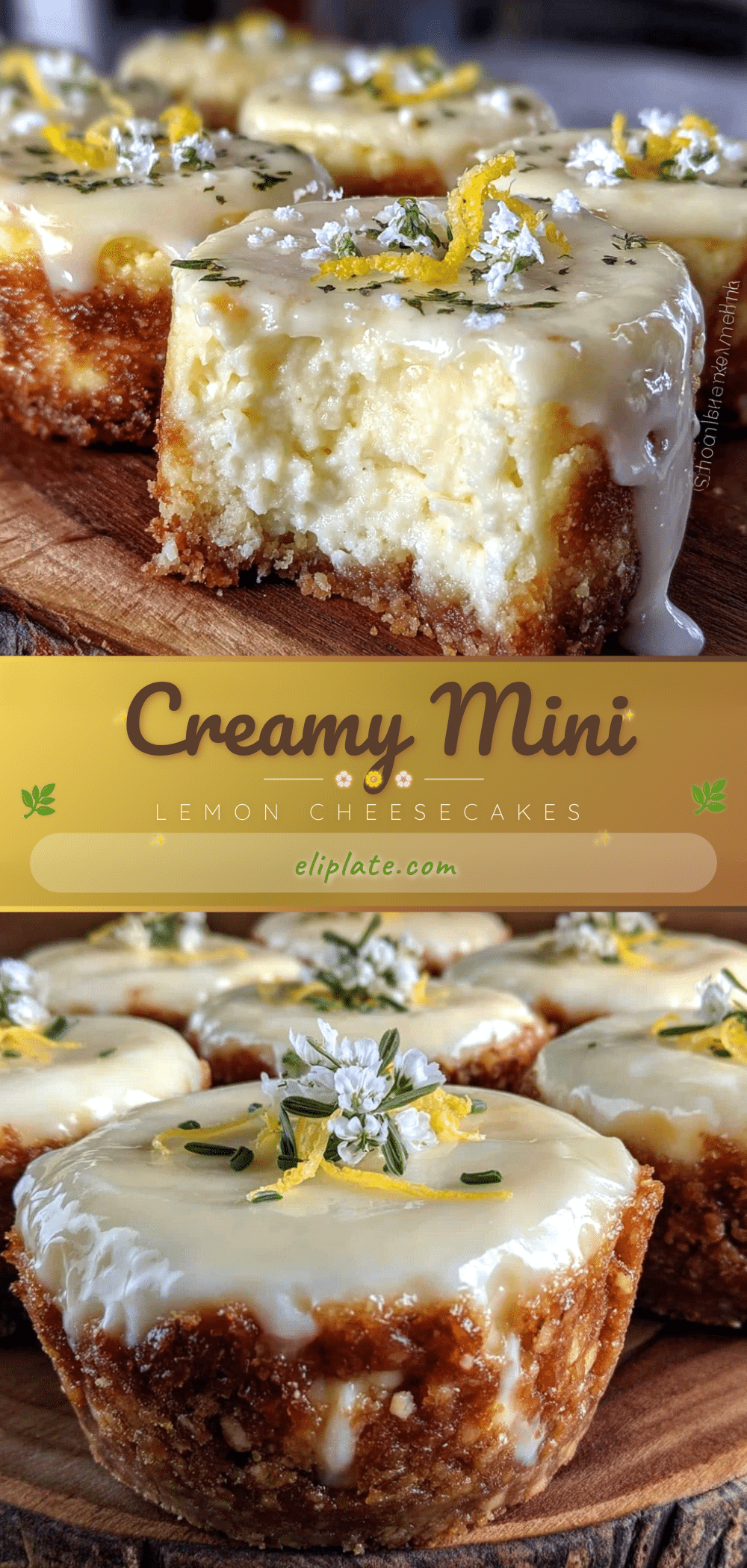 mini lemon cheesecakes recipe