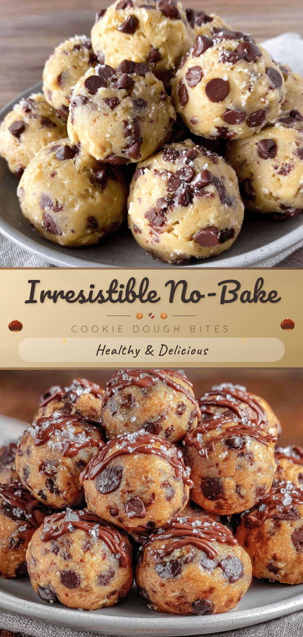 no-bake cookie dough bites recipe
