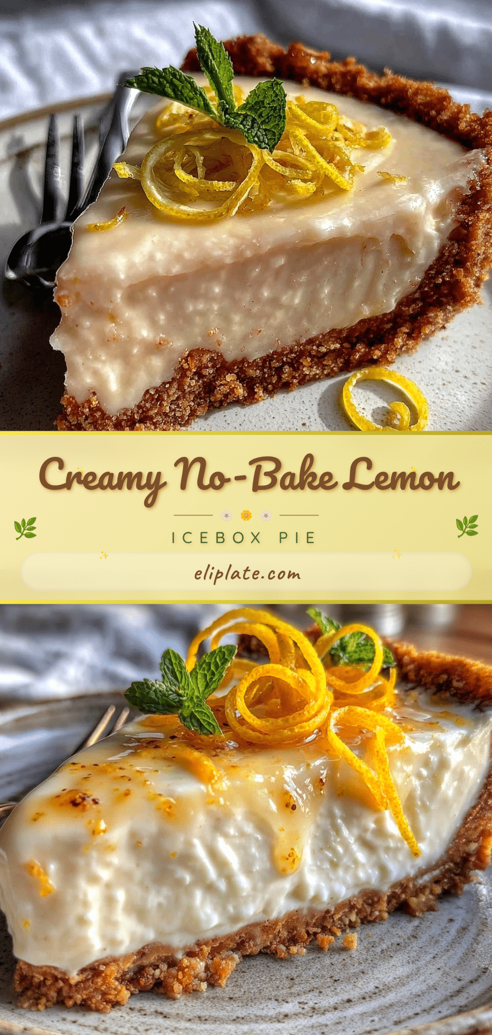 no-bake lemon icebox pie recipe