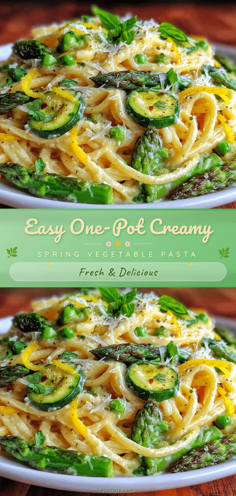 one-pot spring vegetable pasta recipe