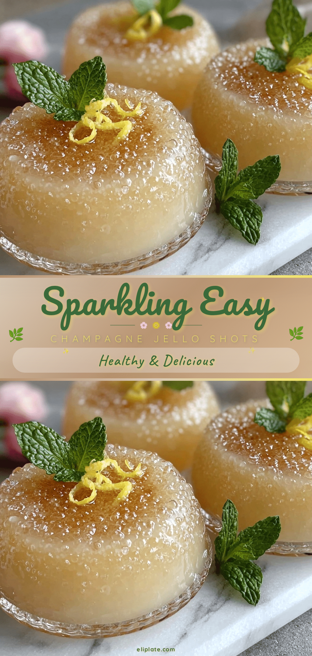 sparkling champagne jello shots recipe