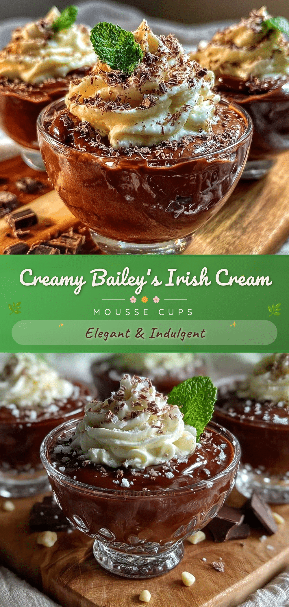 Baileys Irish Cream chocolate mousse recipe