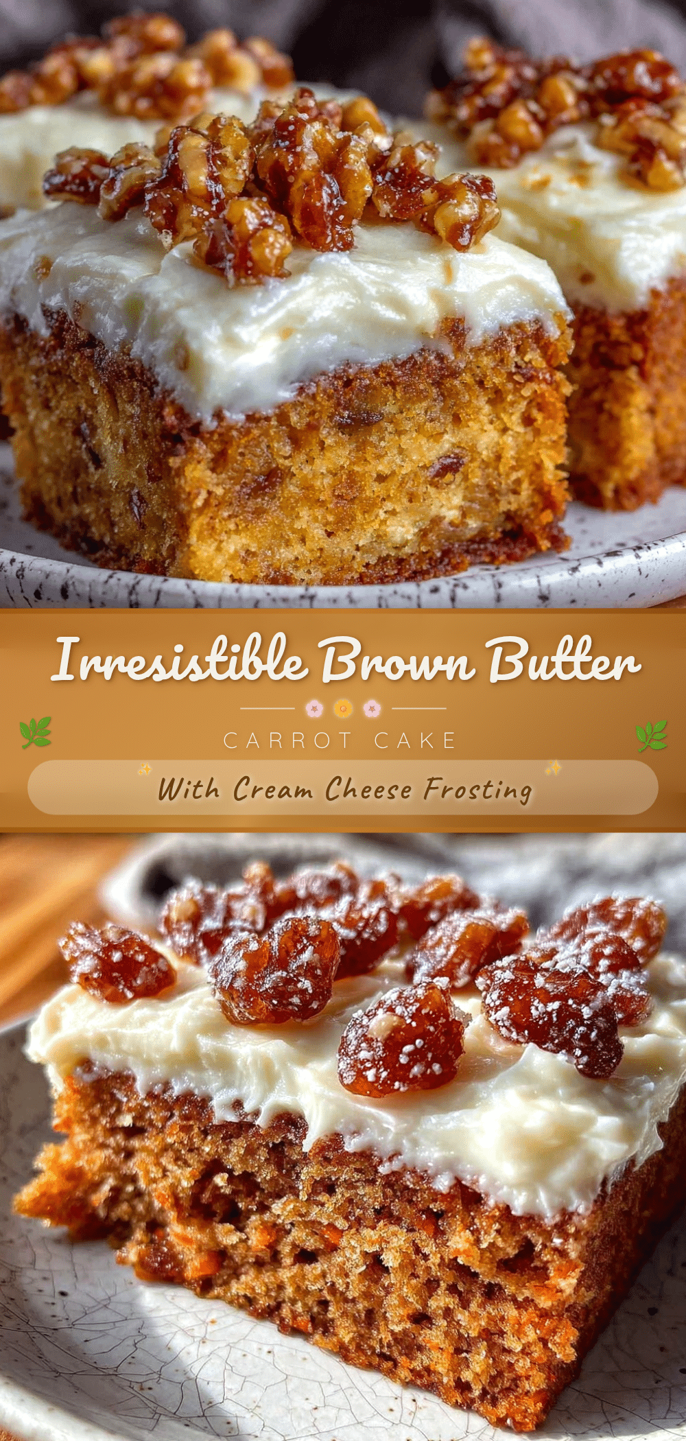 brown butter carrot cake recipe