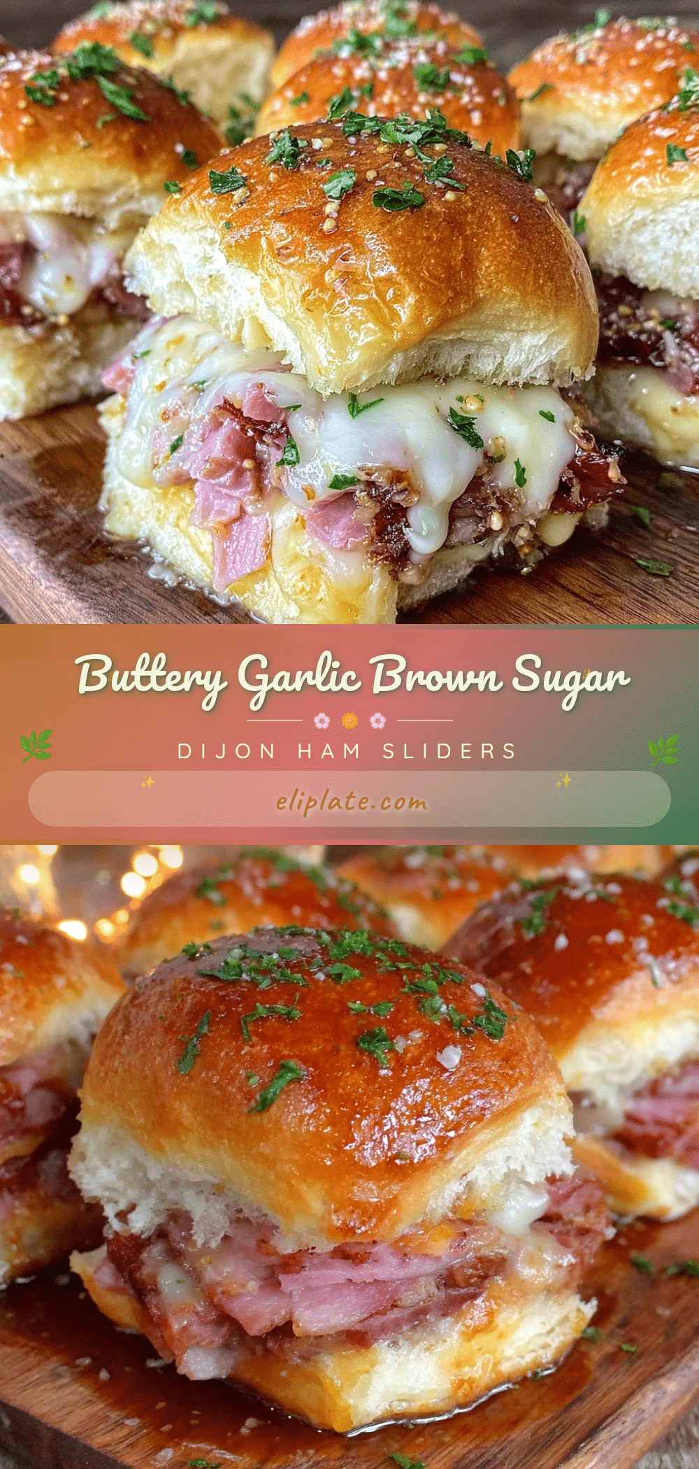 brown sugar Dijon ham sliders recipe