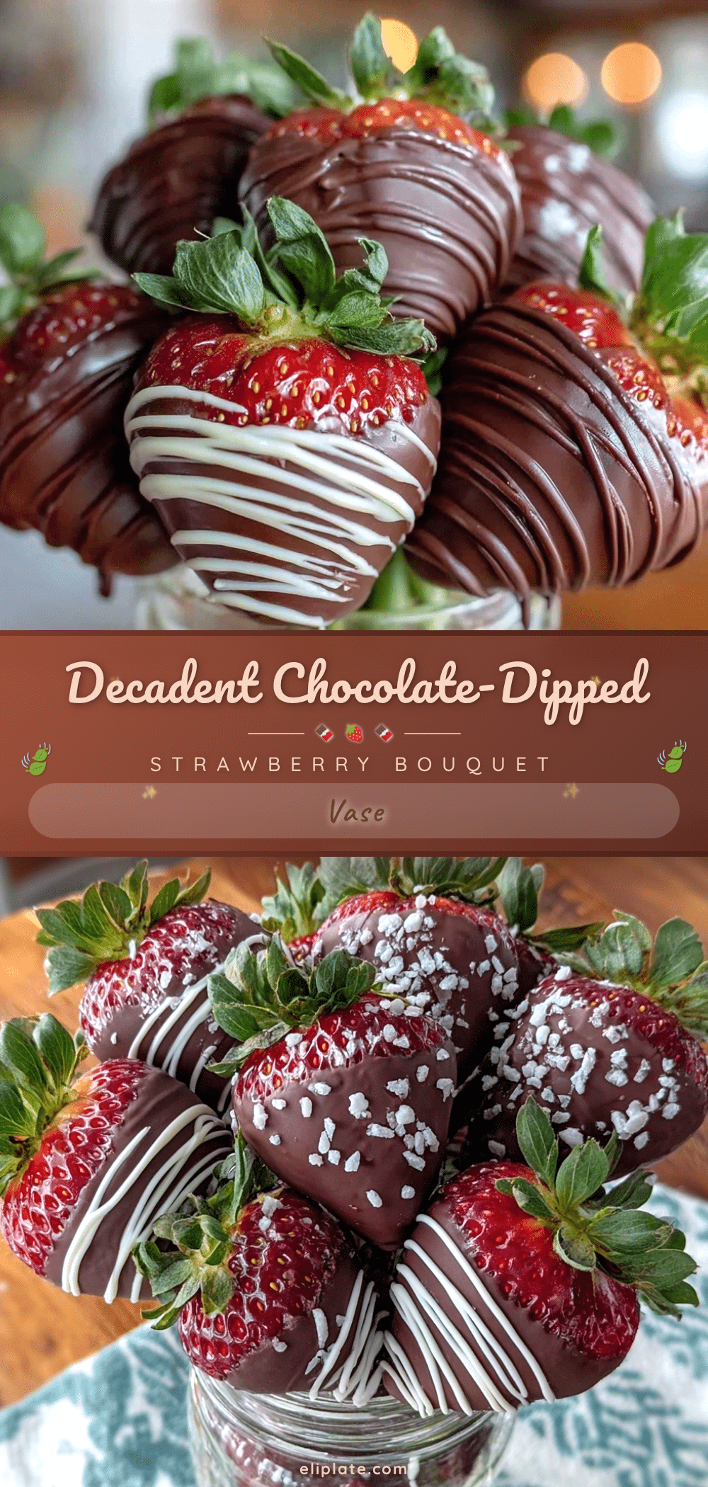 chocolate-dipped strawberry bouquet recipe