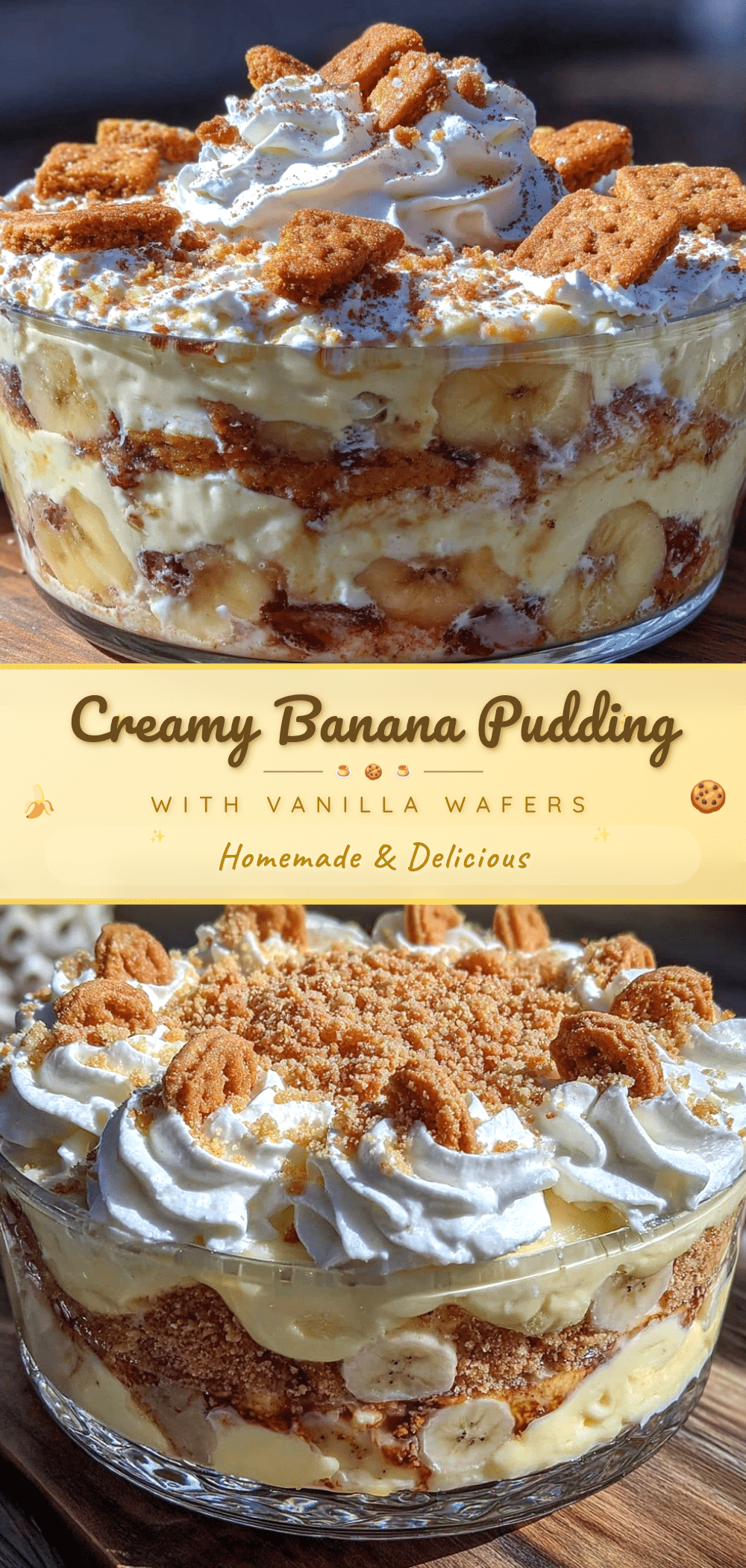 creamy banana pudding recipe