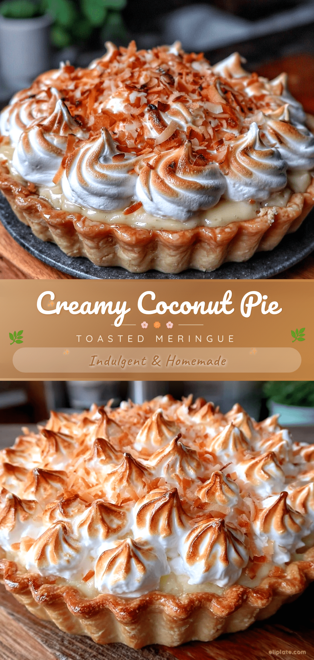 creamy coconut cream pie recipe