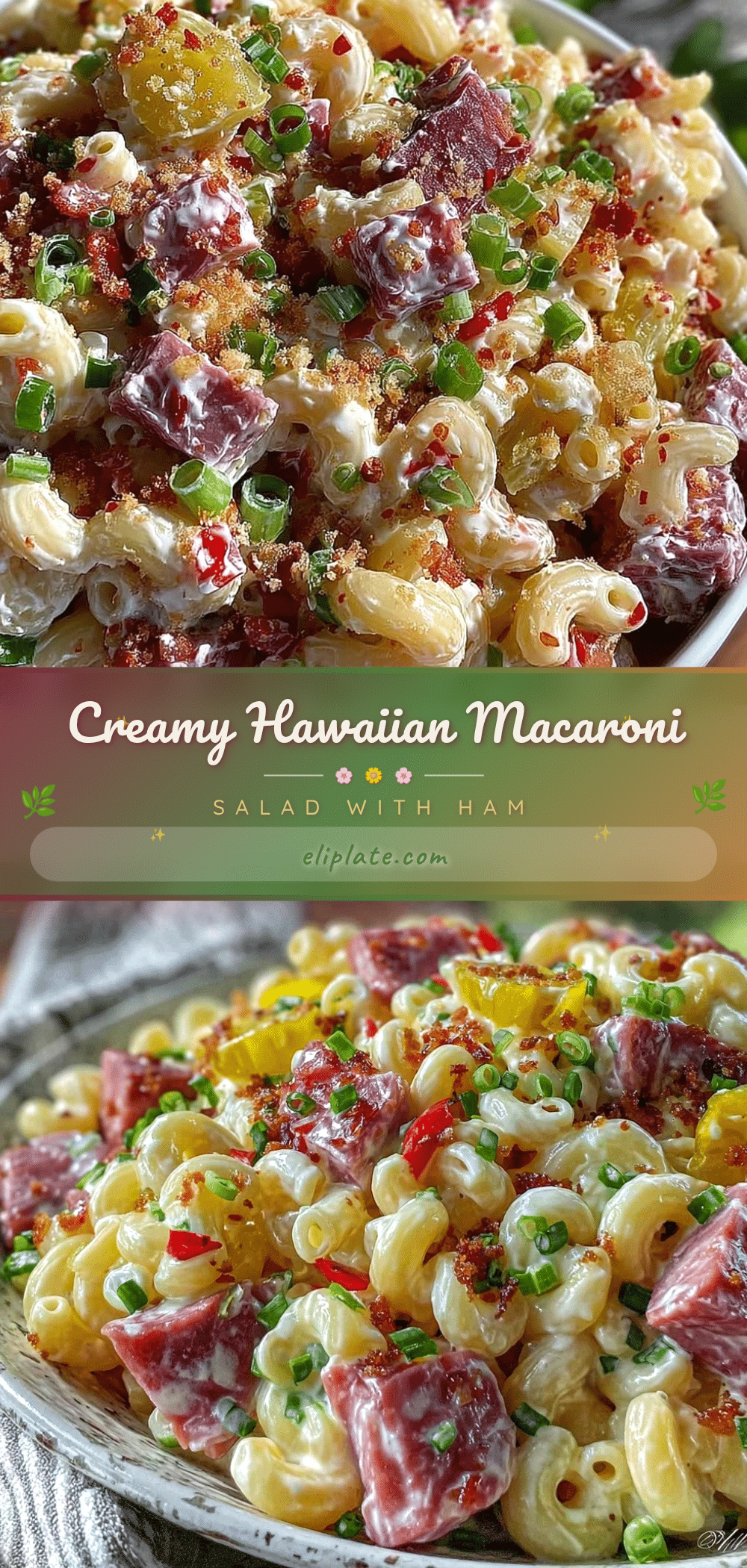 creamy hawaiian macaroni salad recipe