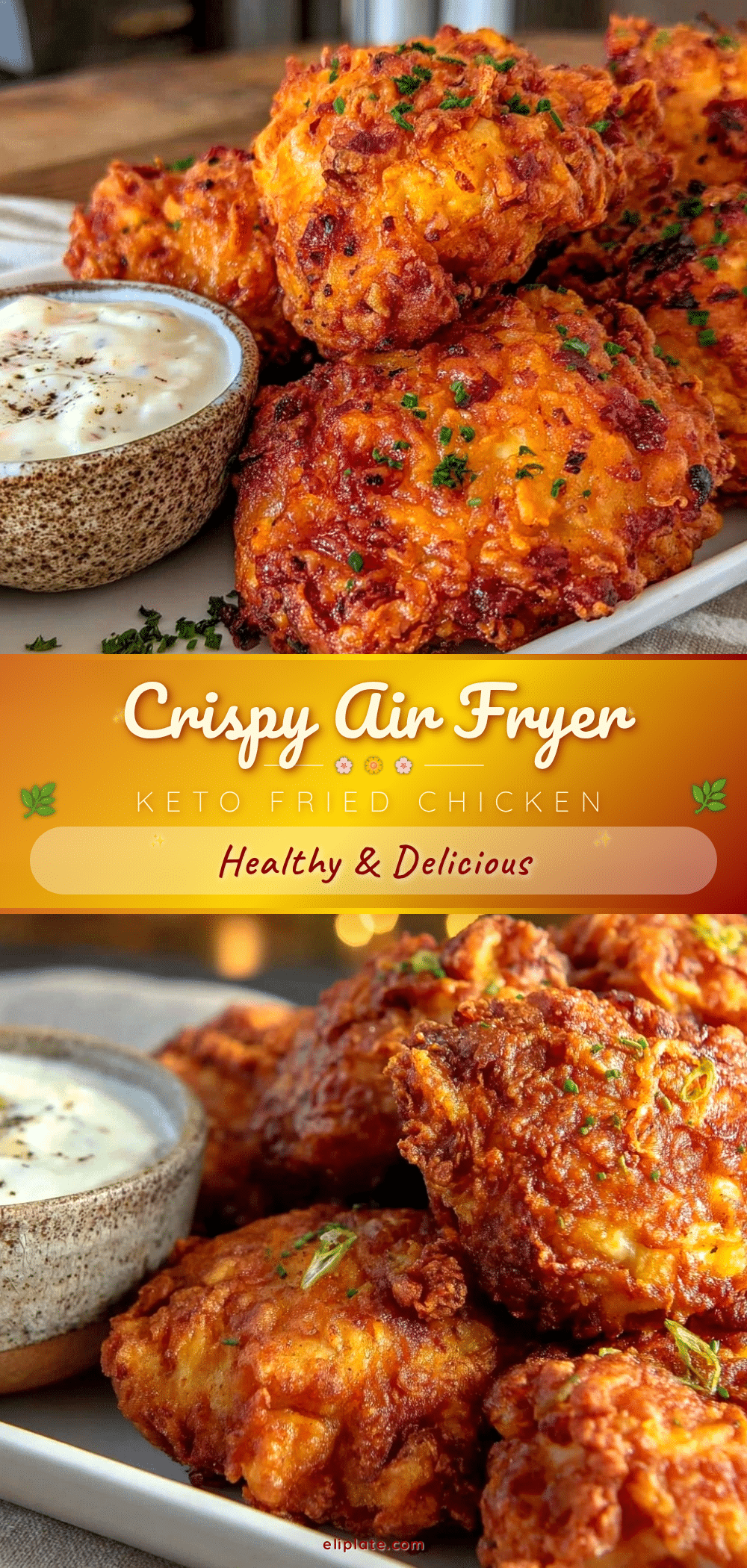 crispy keto fried chicken air fryer recipe
