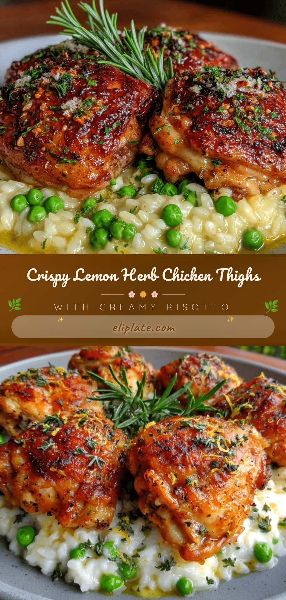 crispy lemon herb roasted chicken thighs recipe