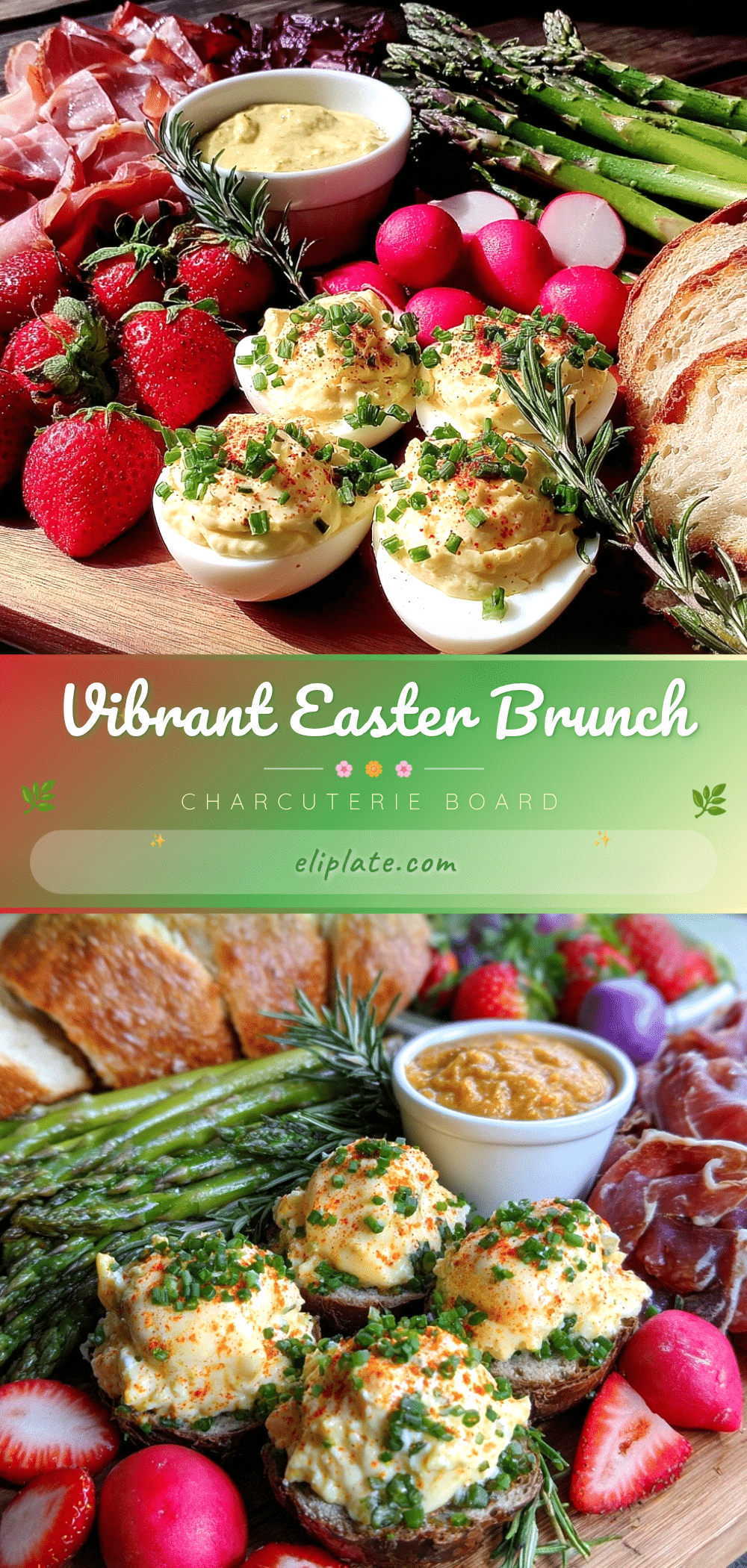 fresh easter brunch charcuterie board recipe