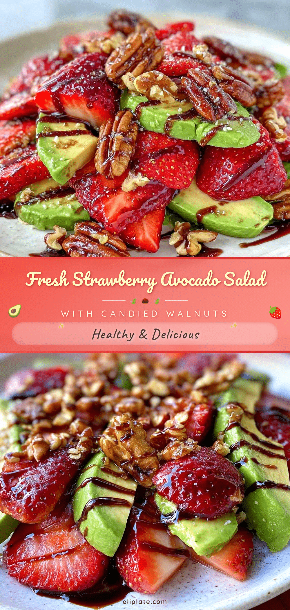 fresh strawberry avocado salad recipe