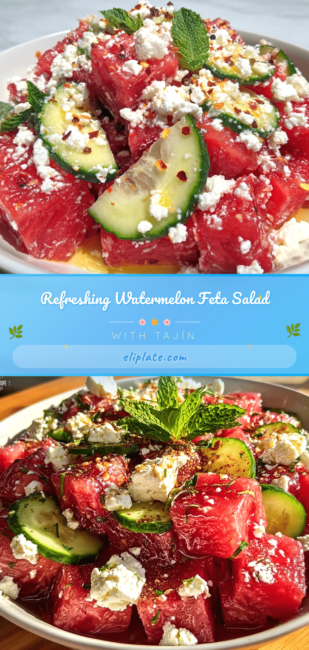 Fresh Watermelon Feta Salad recipe