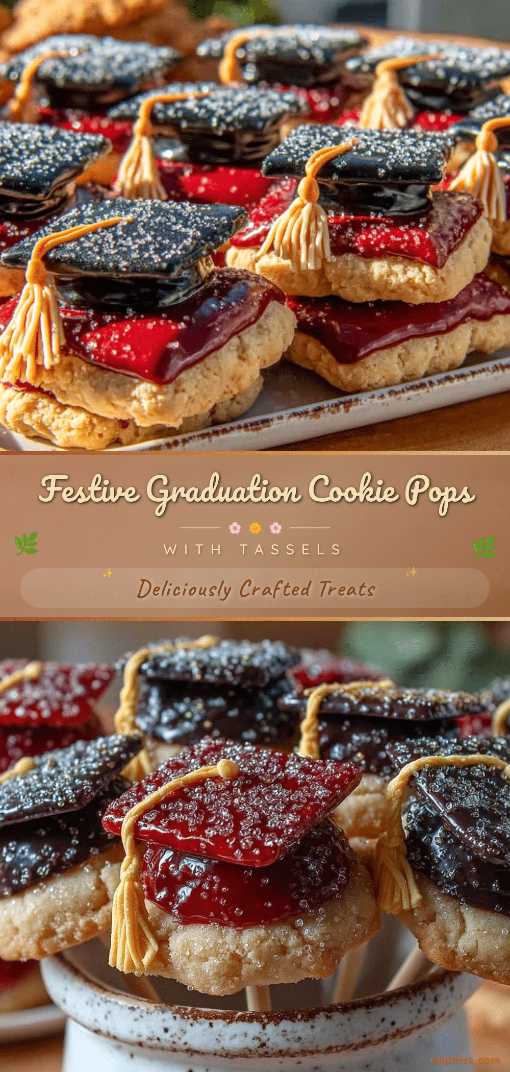 graduation cookie pops recipe