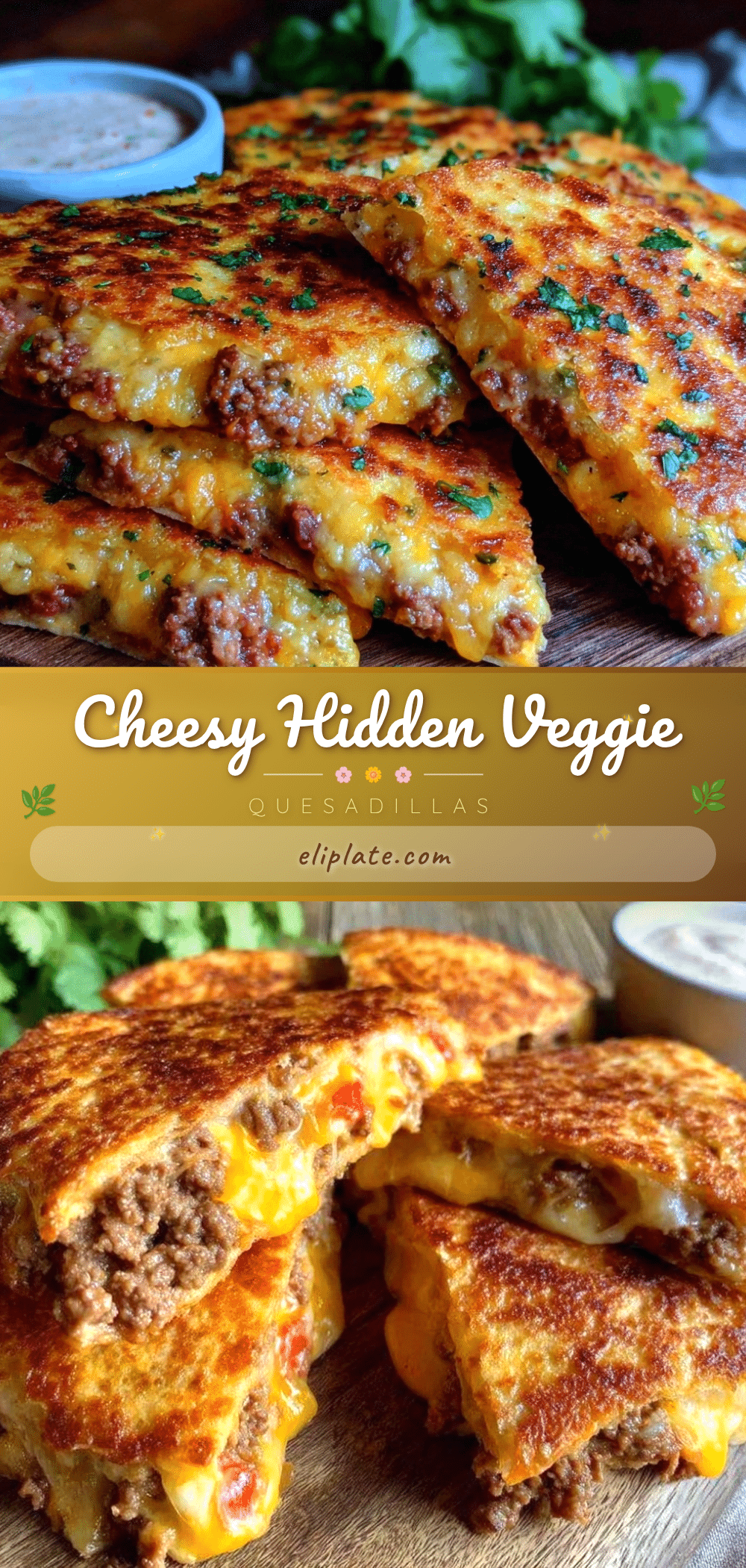 hidden veggie beef quesadillas recipe
