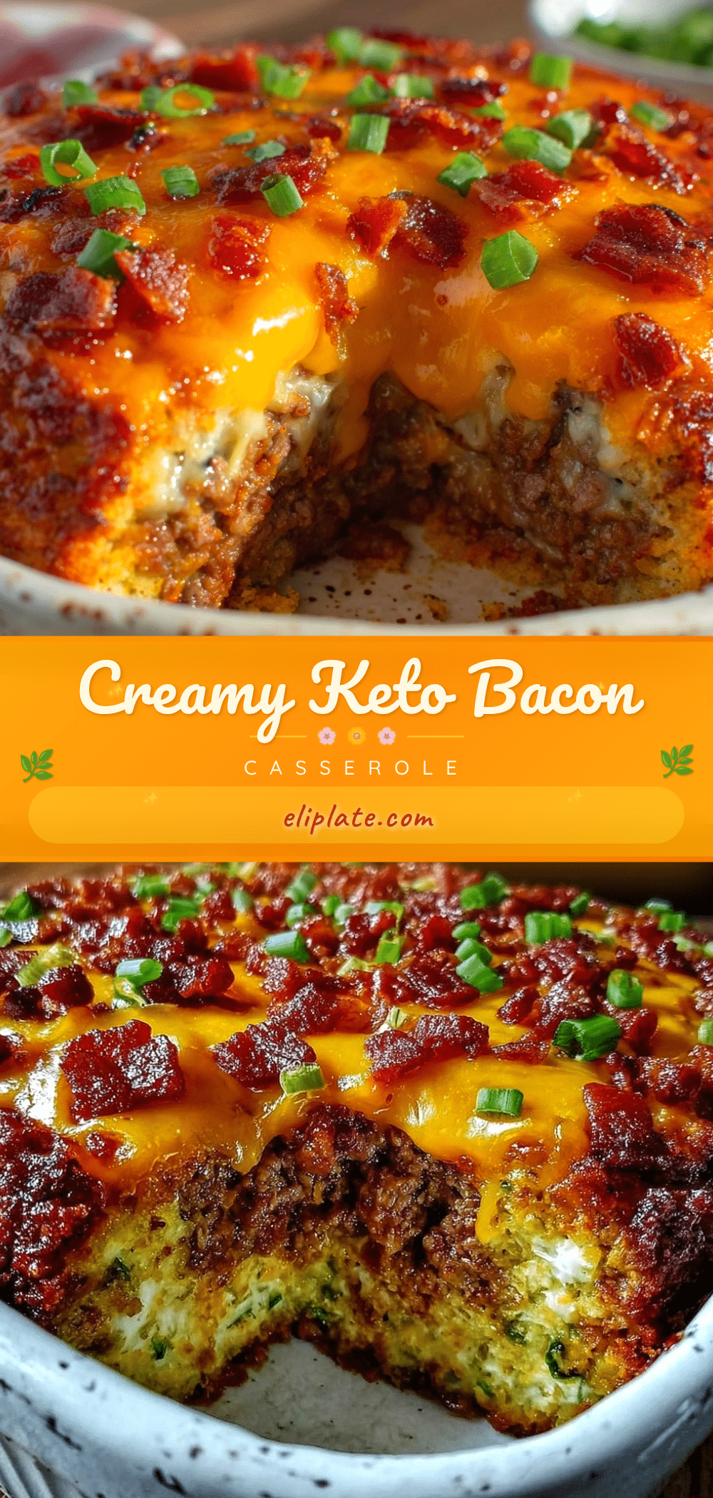 keto bacon cheeseburger casserole recipe
