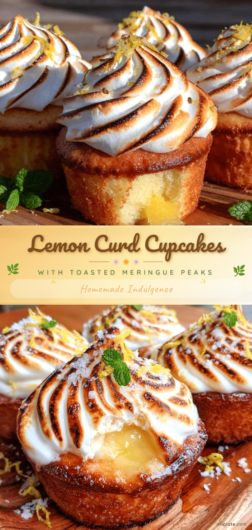lemon curd-filled cupcakes recipe