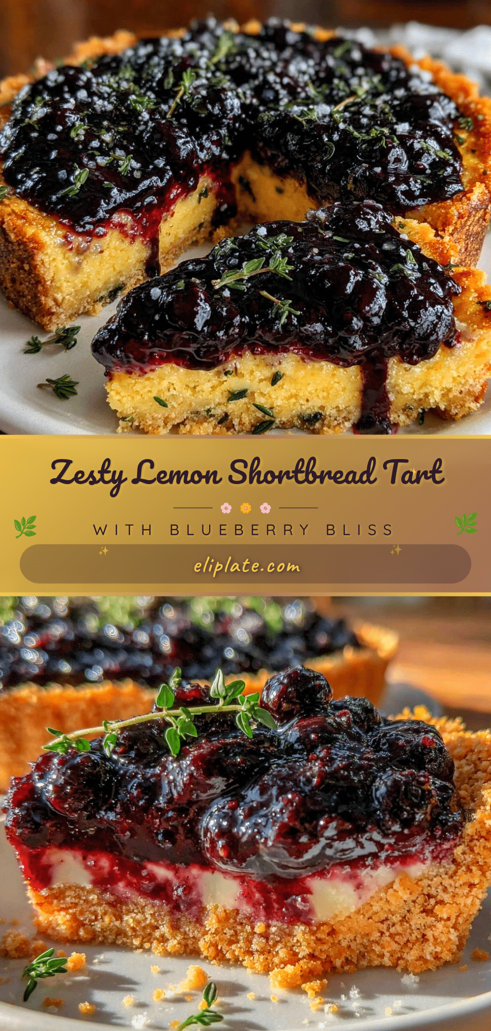 lemon shortbread tart recipe