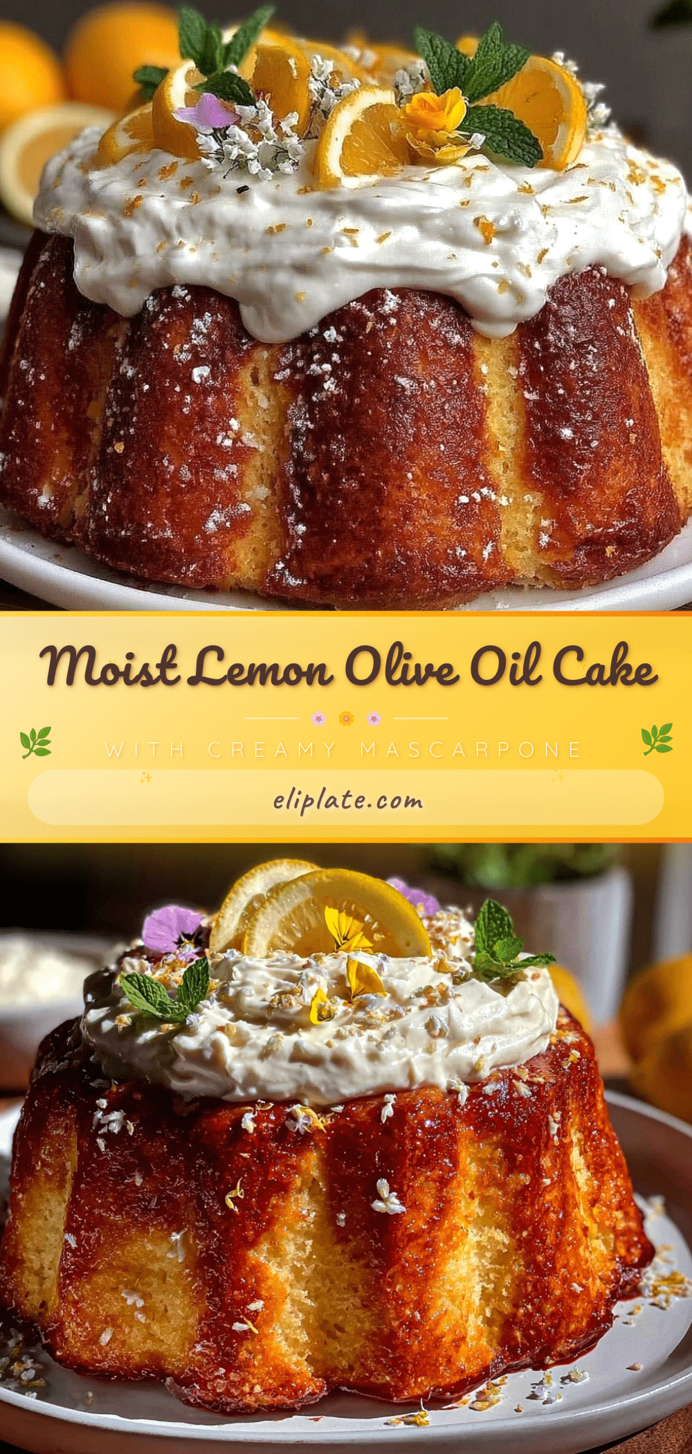 moist lemon olive oil cake recipe