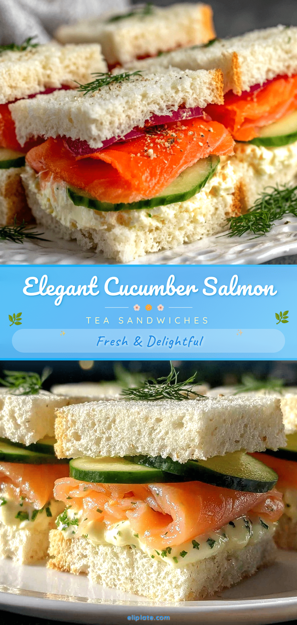mothers day cucumber and salmon tea sandwiches recipe