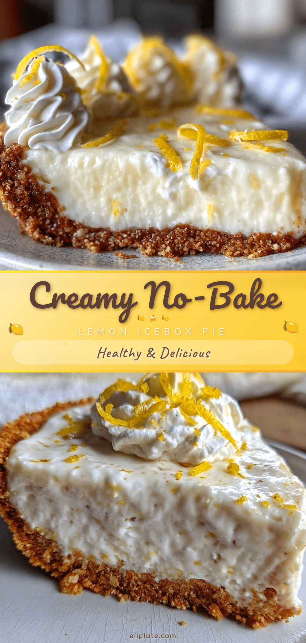 no bake lemon icebox pie recipe