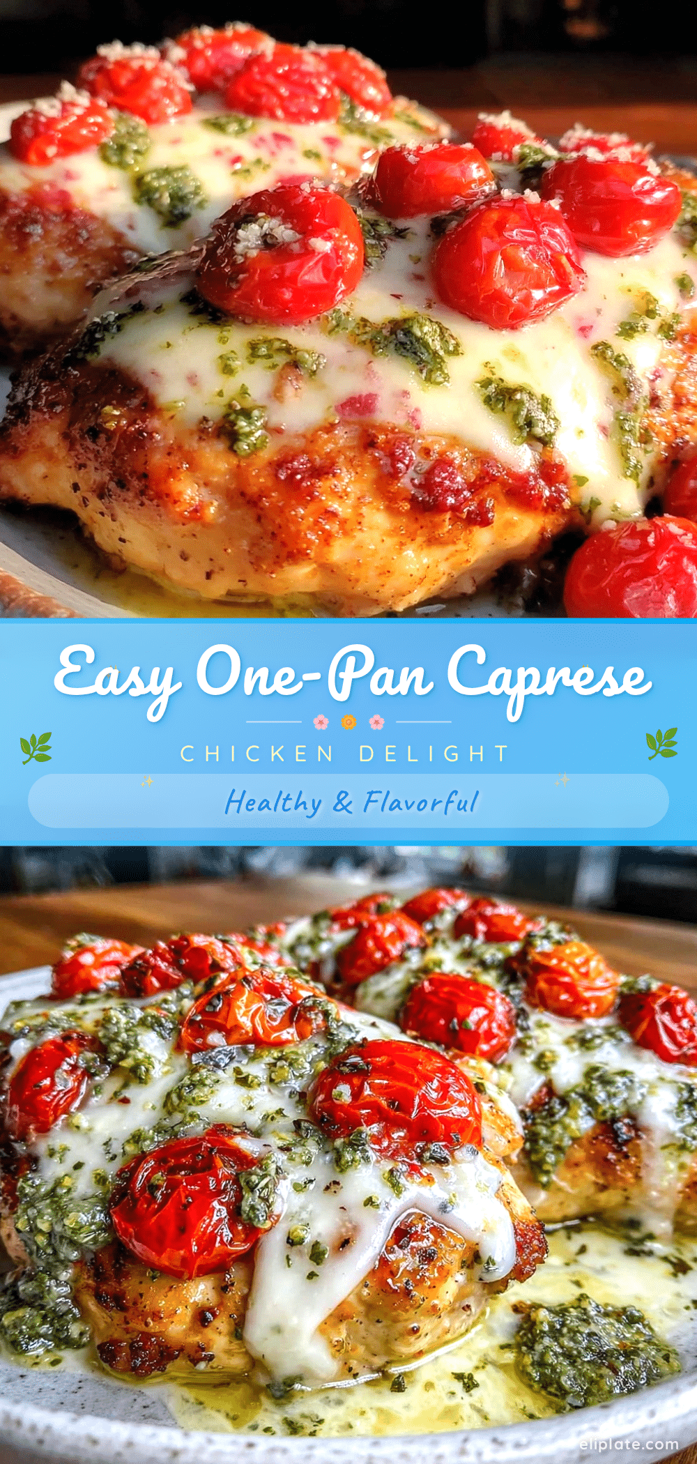 one-pan caprese chicken recipe