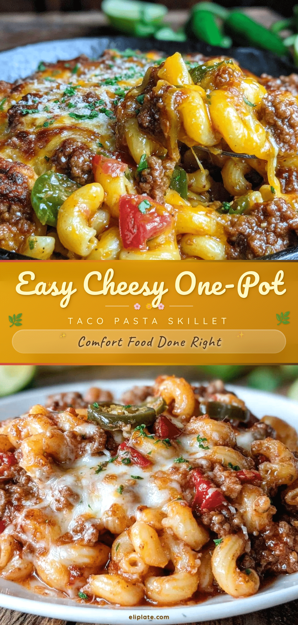 one pot ground beef taco pasta recipe