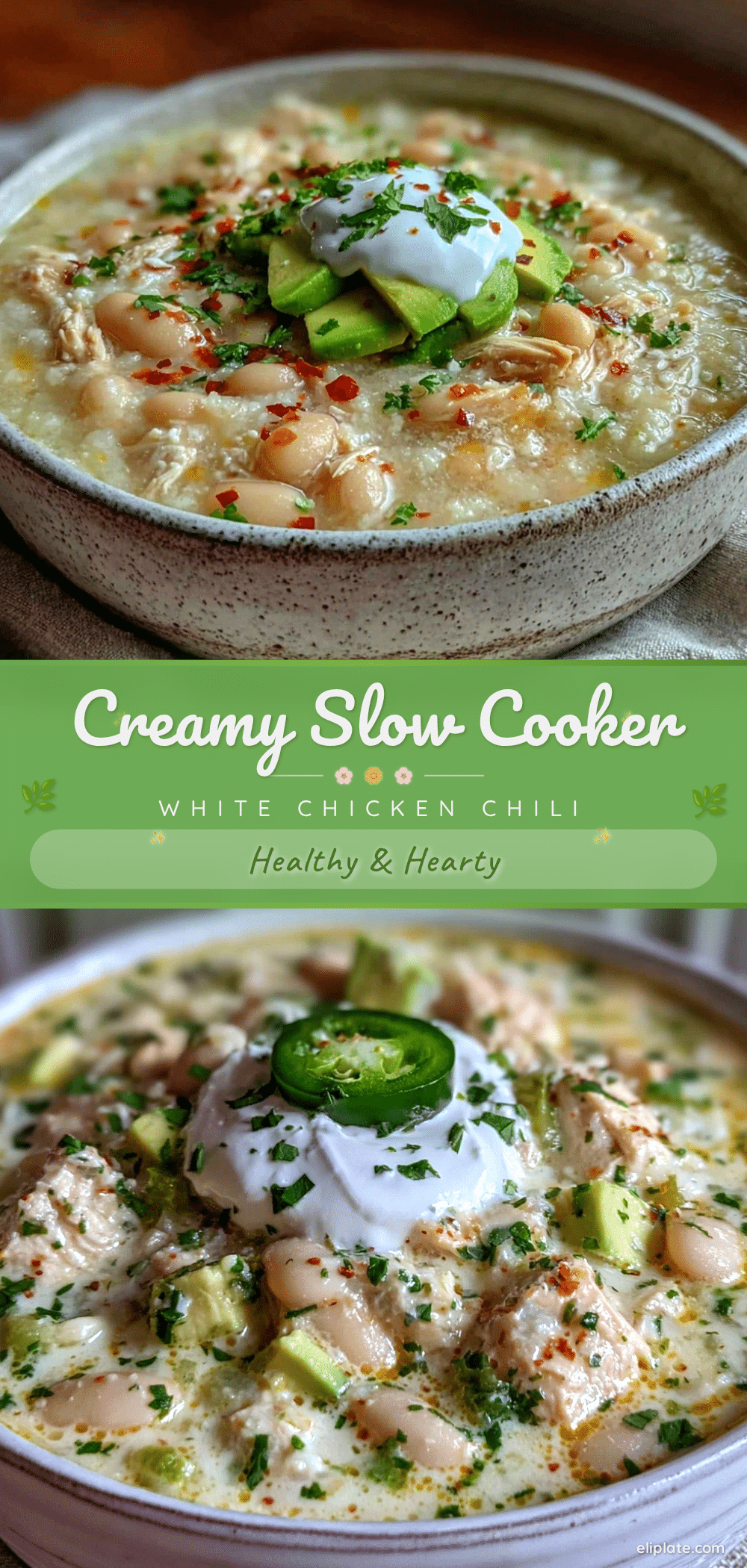 slow cooker white chicken chili recipe