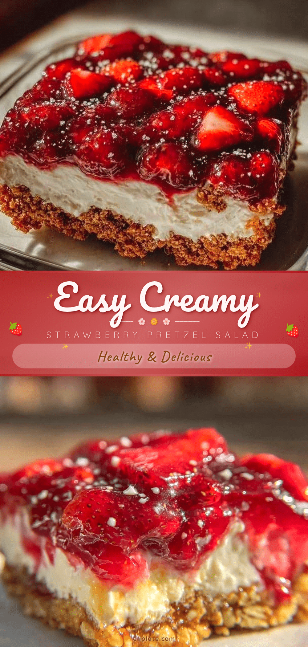 strawberry pretzel salad recipe
