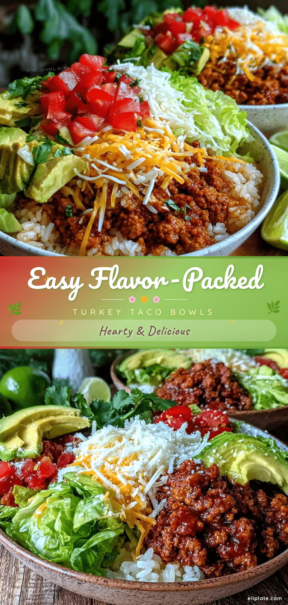 turkey taco bowls recipe