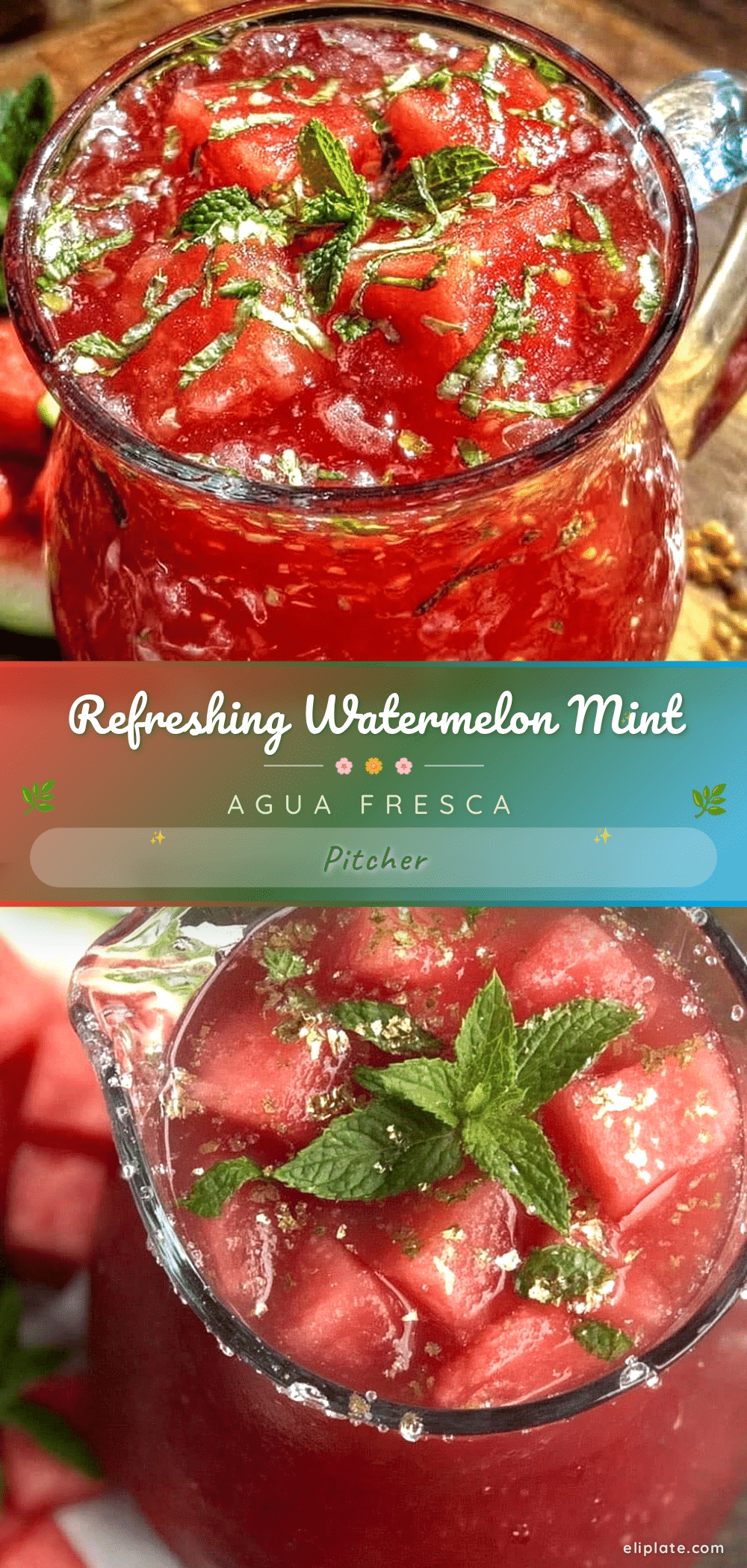 watermelon mint agua fresca recipe