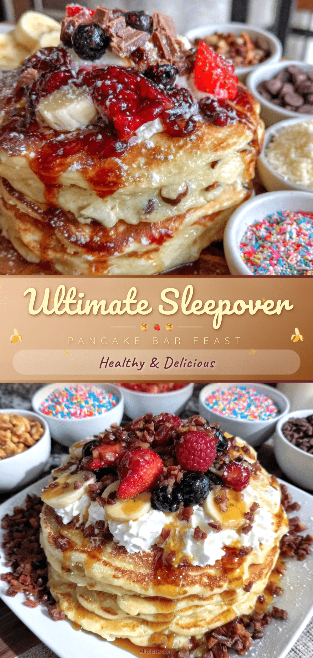 cozy sleepover pancake bar recipe