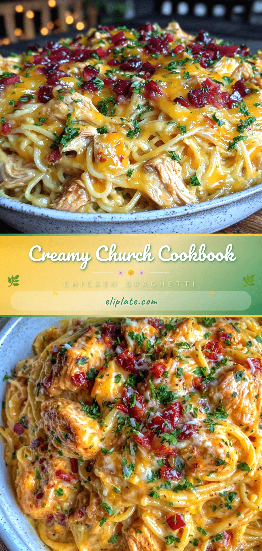 creamy chicken spaghetti casserole recipe