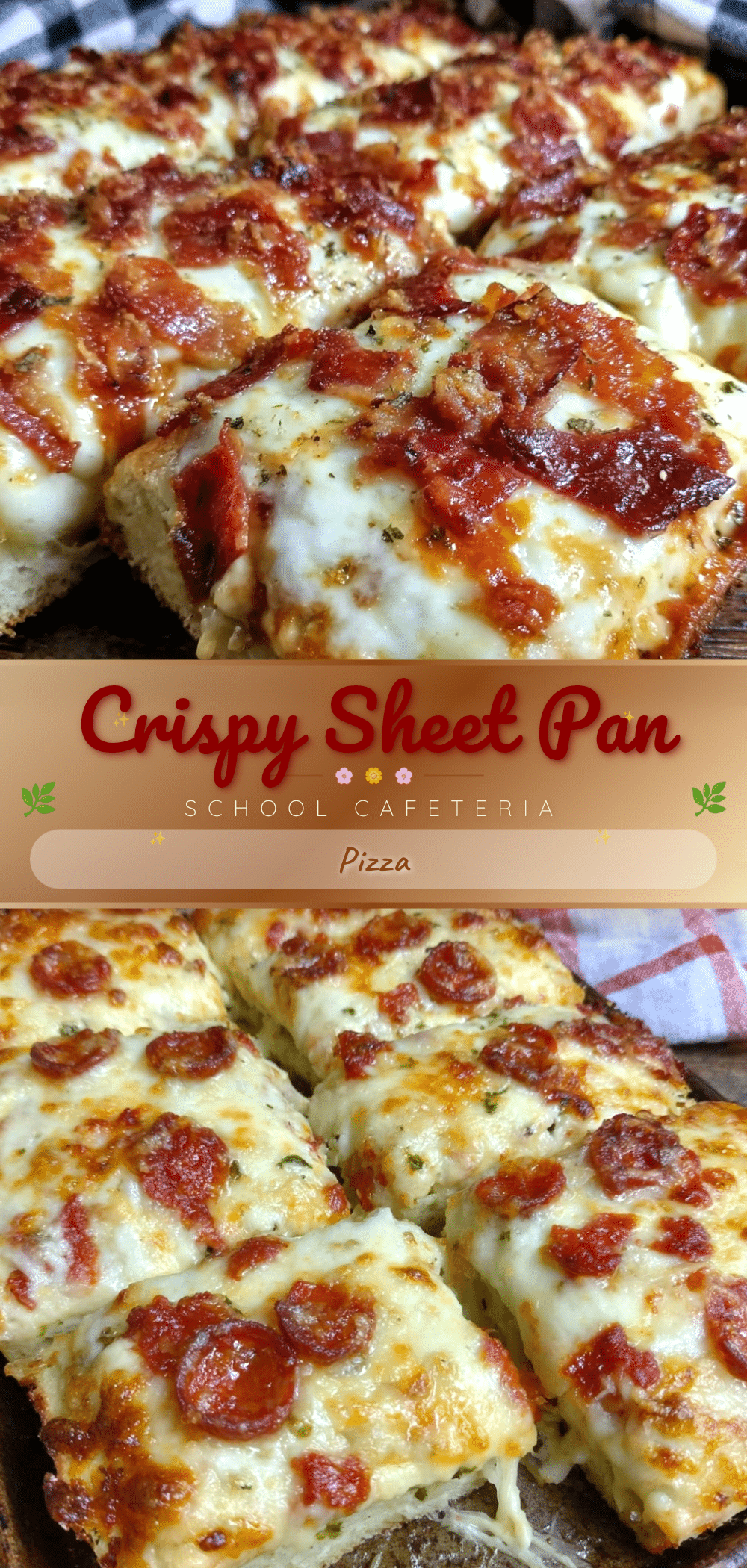 crispy school cafeteria rectangle pizza recipe