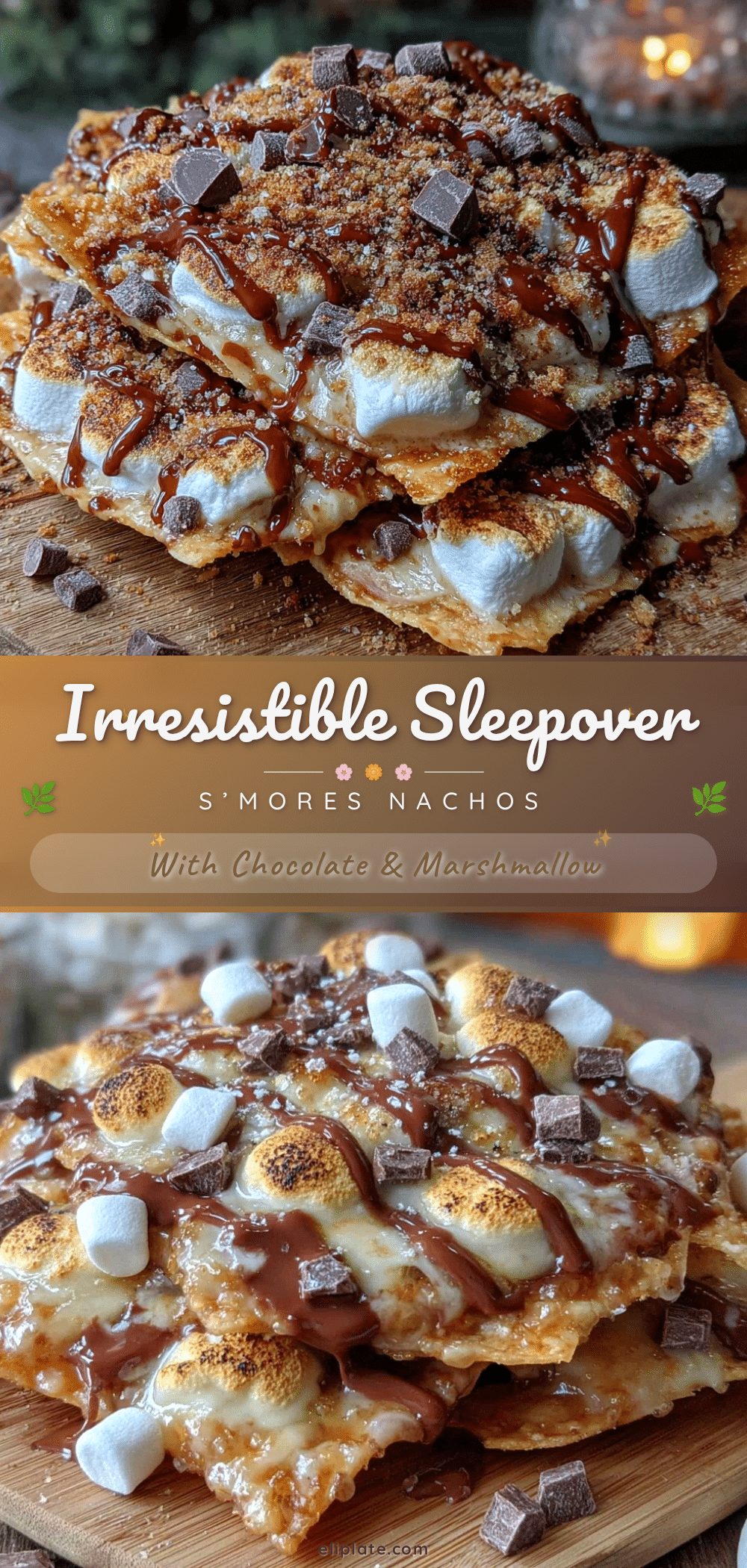 crispy sleepover smores nachos recipe