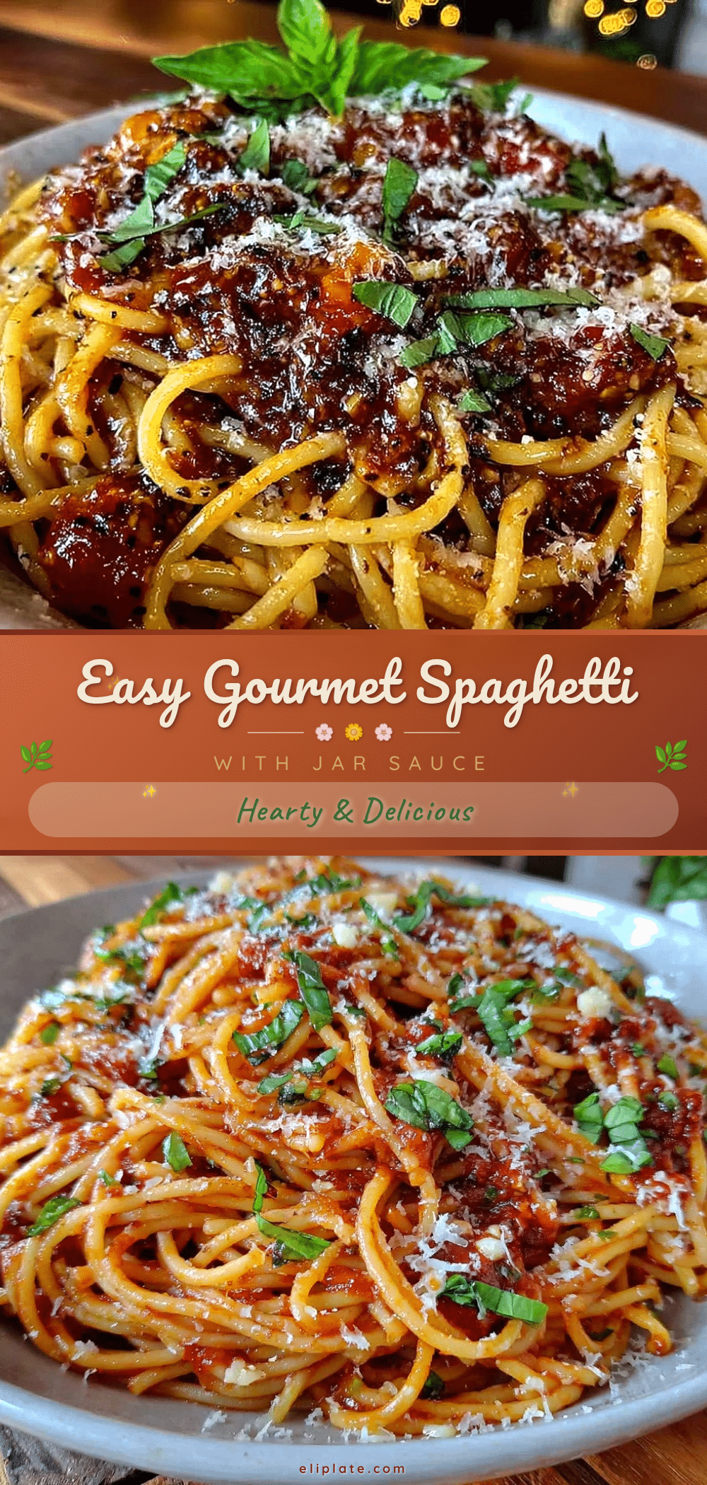 easy gourmet spaghetti with jar sauce recipe