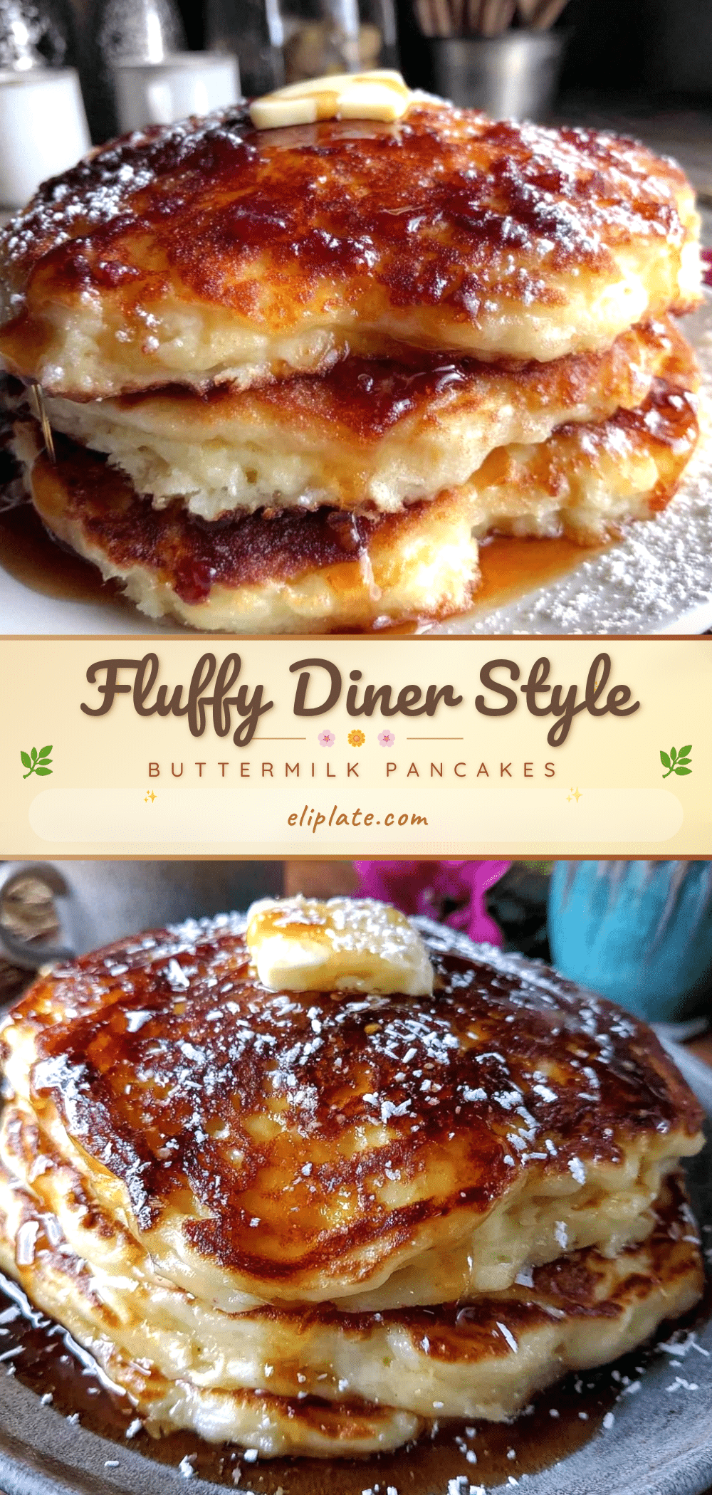 fluffy diner style buttermilk pancakes recipe