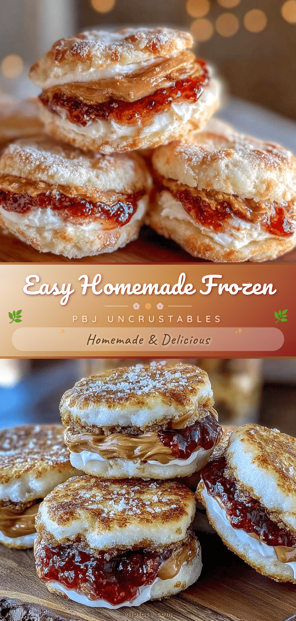 homemade frozen pbj uncrustables recipe